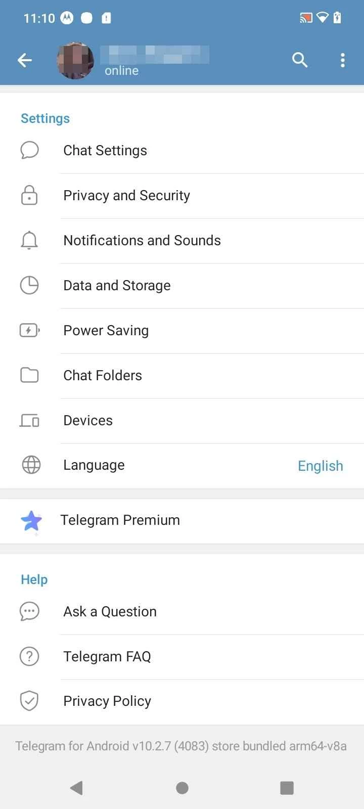Telegram — skærmbillede 6